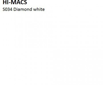 HI MACS Solid and Lucent S034 Diamond White